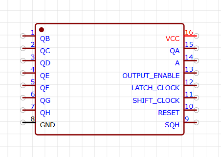 74HC595yinjiaotu